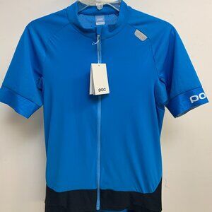 New! POC Resistance Pro XC Biking Zip Blue/Black shirt M medium